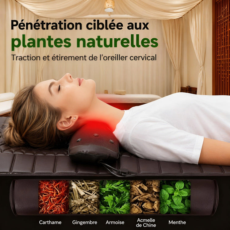 Matelas de Massage Intégral — Relaxation Totale & Thermothérapie 10 Zones - Aurélia CARE