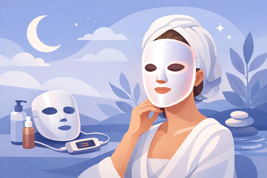 Guide masque LED visage pour une peau plus sereine