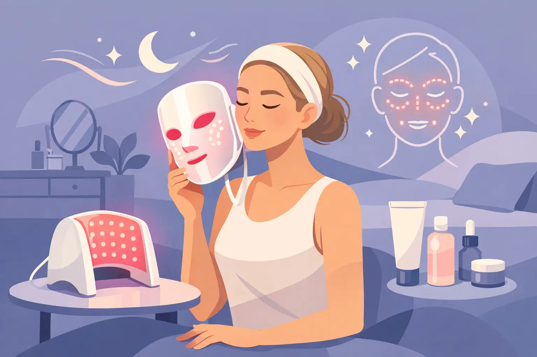 Soins LED antiâge : quelle routine à domicile ?