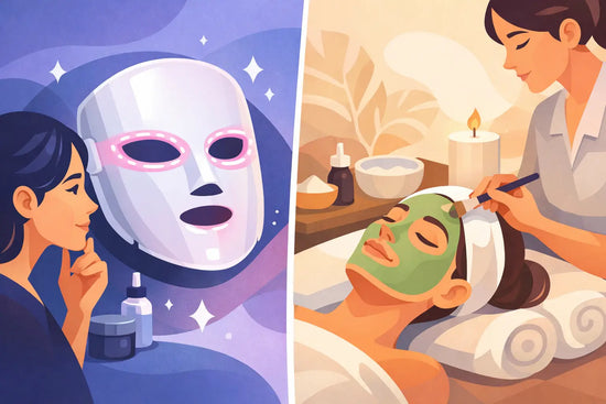 Masque LED ou soin institut : lequel choisir ?