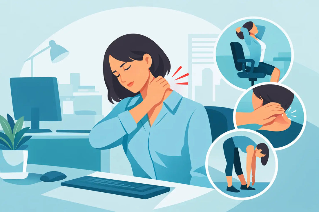 Tensions cervicales au bureau : les gestes qui soulagent