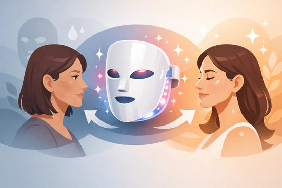 Avant après masque LED : quels résultats ?