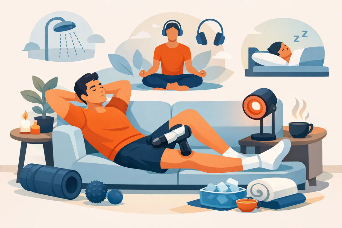 Routine récupération musculaire maison efficace