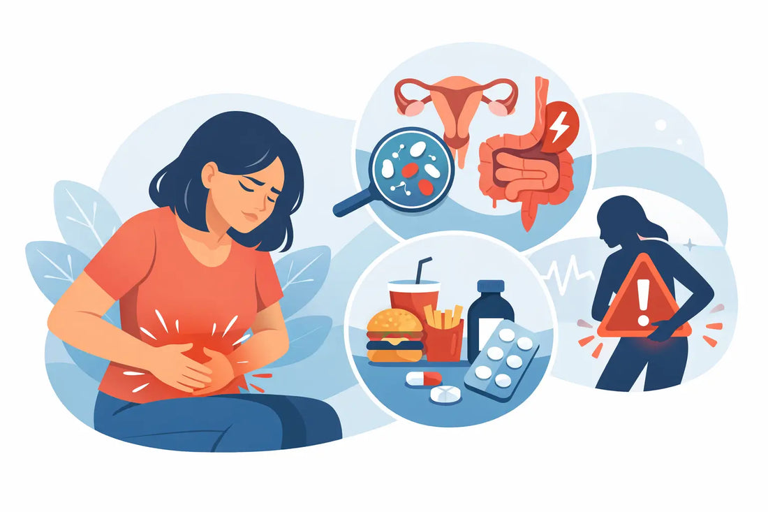 Douleur bas ventre : causes, gestes et alertes