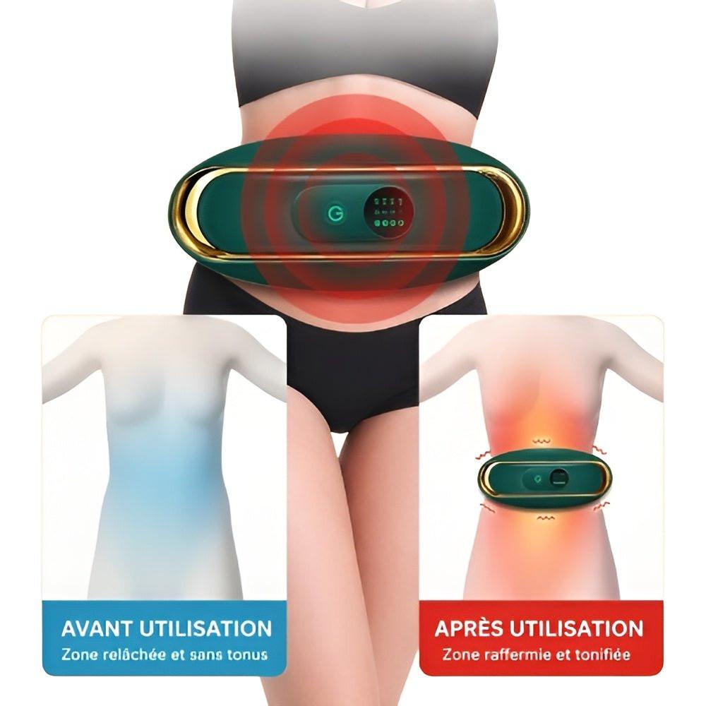 Ceinture EMS Tonifiante & Anticellulite — Technologie d&