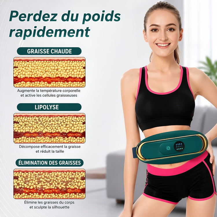 Ceinture EMS Tonifiante & Anticellulite — Technologie d&