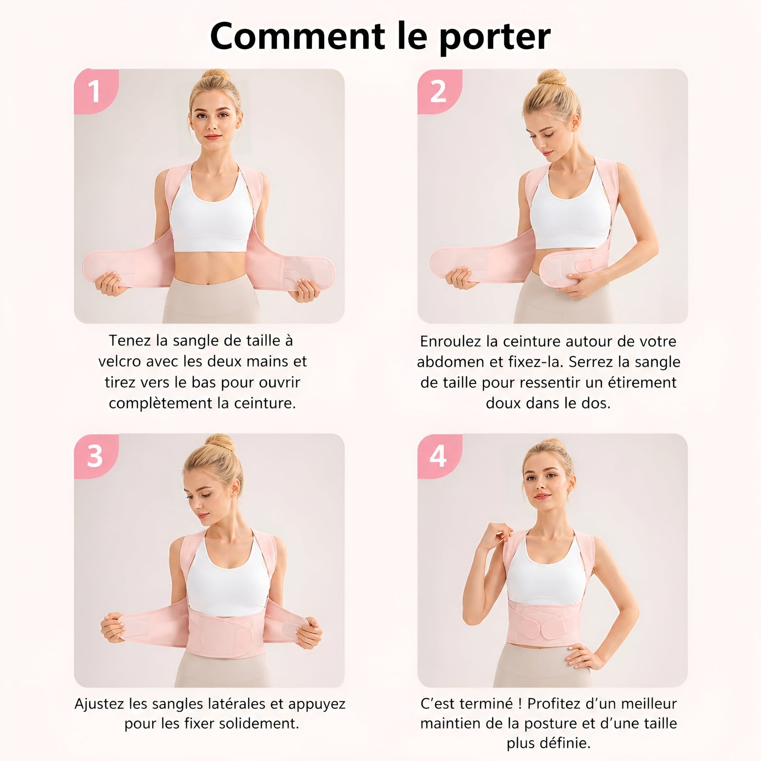 Soutien de Posture Épaules & Dos – Maintien & Alignement - Aurélia CARE