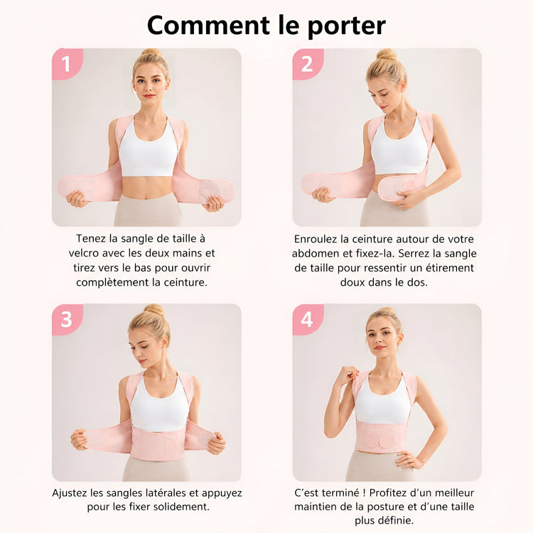 Soutien de Posture Épaules & Dos – Maintien & Alignement - Aurélia CARE