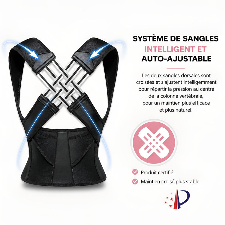 Soutien de Posture Épaules & Dos – Maintien & Alignement - Aurélia CARE