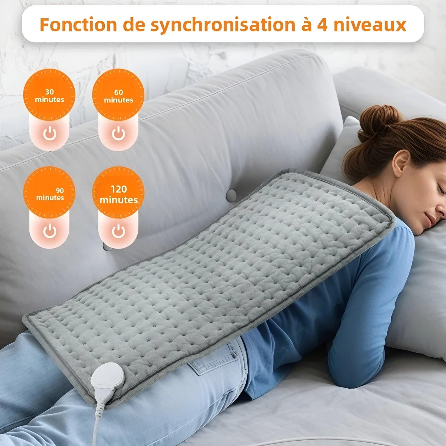 Coussin Chauffant Multizones — Chaleur Thérapeutique & Détente Instantanée - Aurélia CARE