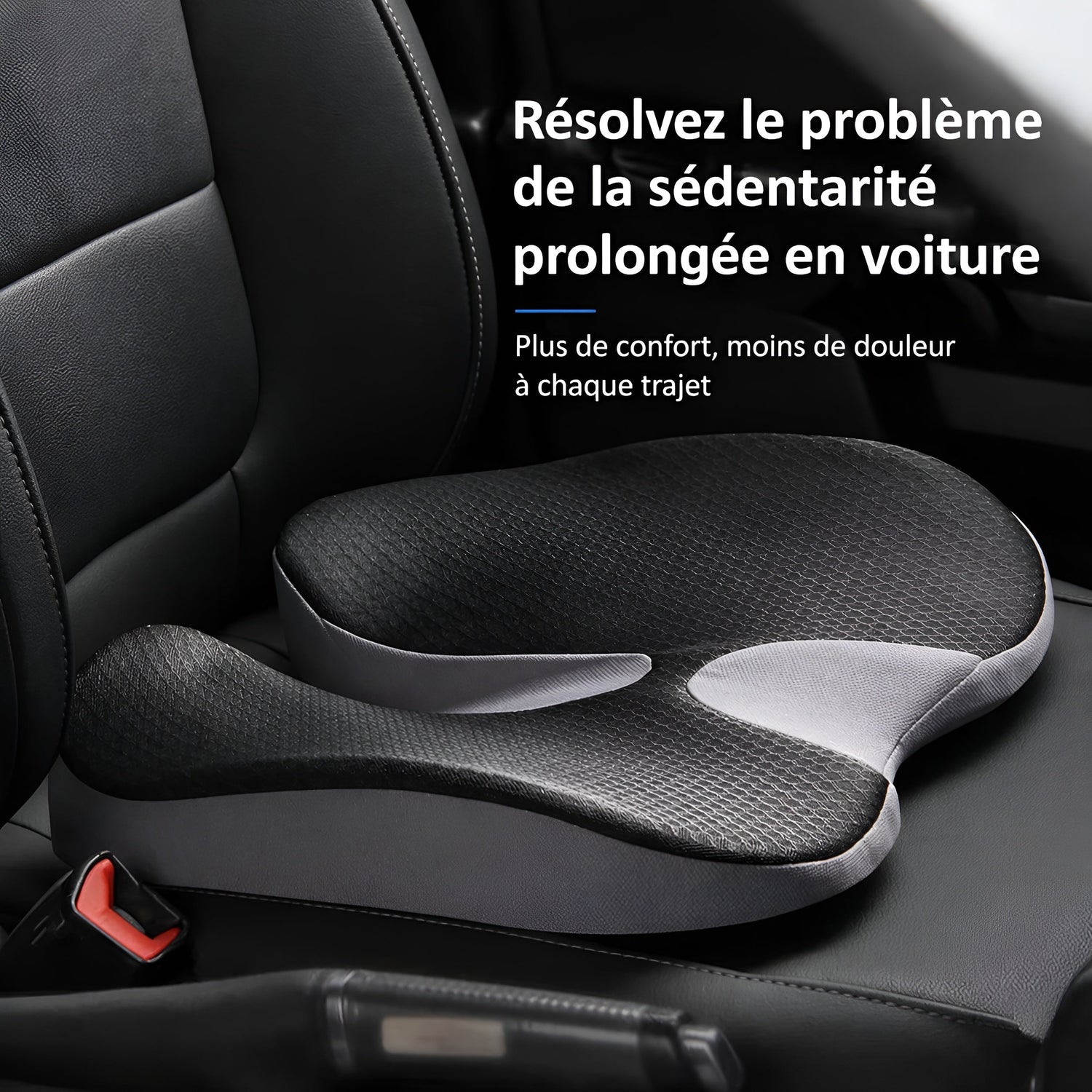 Coussin Orthopédique à Mémoire de Forme — Soulagement Coccyx & Confort Prostate - Aurélia CARE