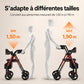 Déambulateur Rollator Confort — Autonomie, Sécurité & Mobilité Tout - Terrain - Aurélia CARE