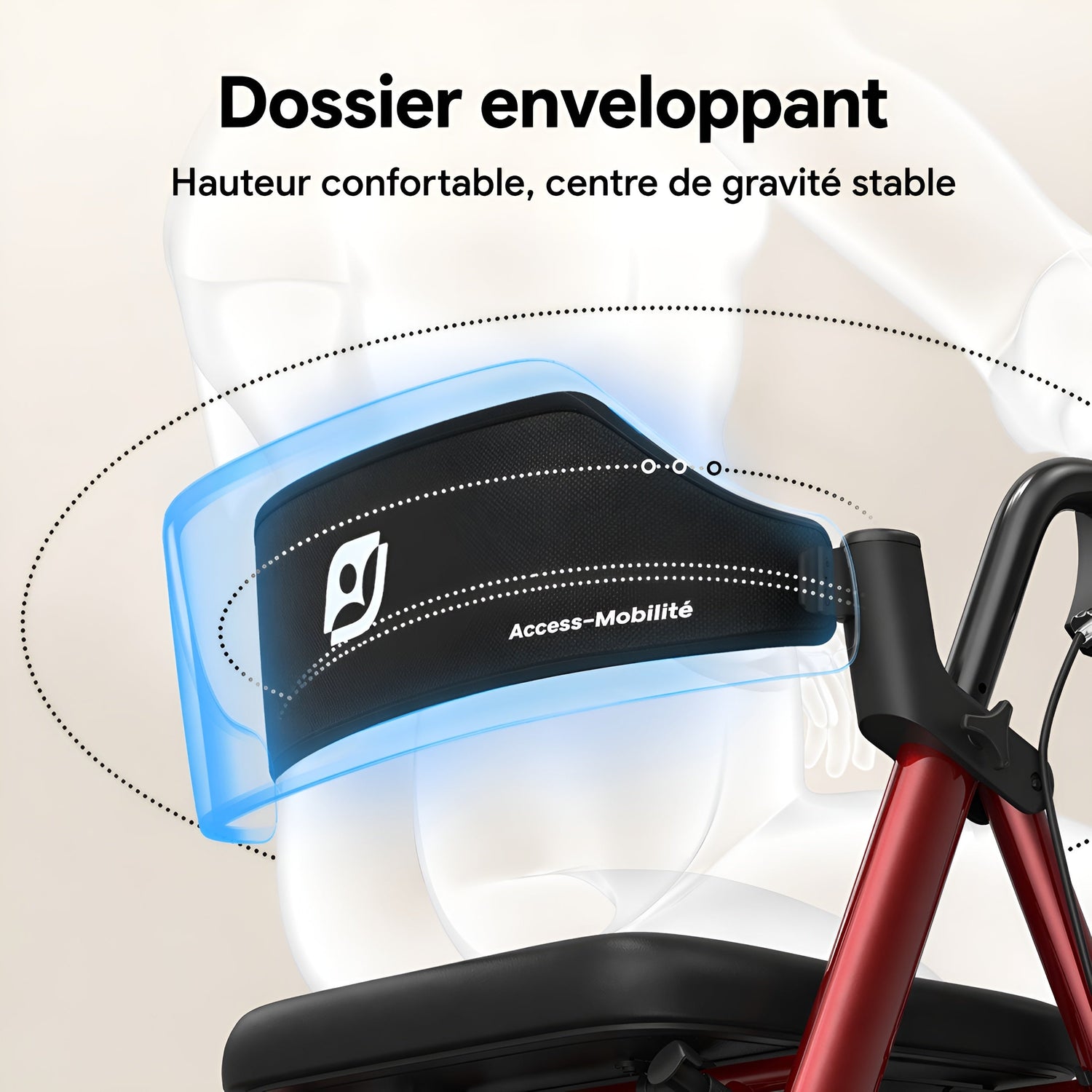 Déambulateur Rollator Confort — Autonomie, Sécurité & Mobilité Tout - Terrain - Aurélia CARE