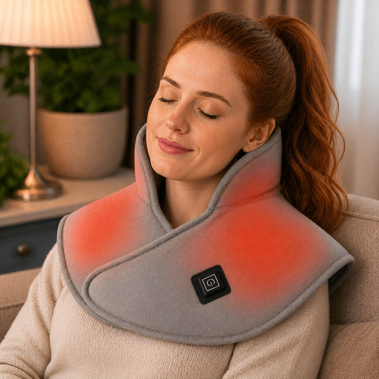 Écharpe Chauffante Ergonomique — Soulagement Nuque & Épaules - Aurélia CARE