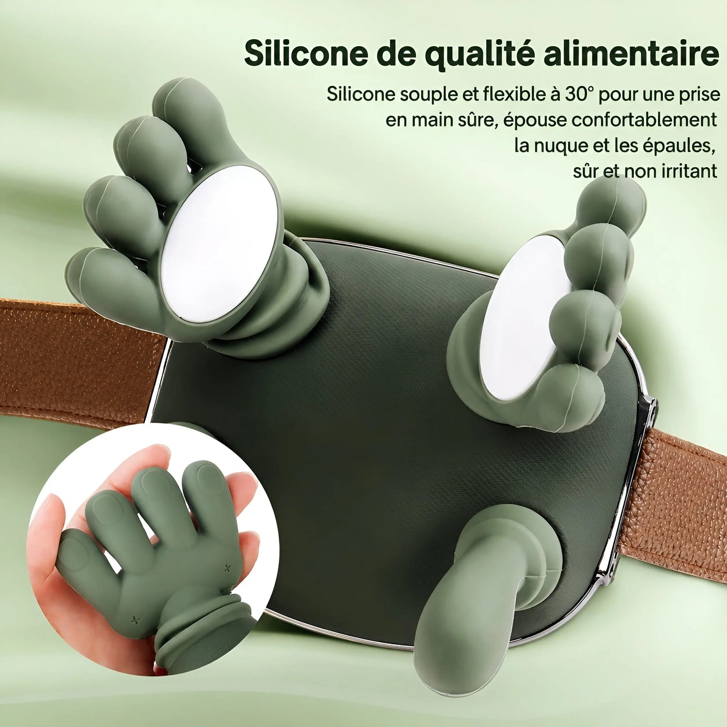 Masseur Chauffant Cervicales — Technologie Shiatsu et Thermothérapie Anti - Douleur - Aurélia CARE