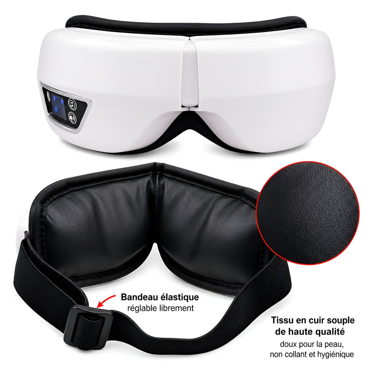 Masseur Chauffant Oculaire Intelligent — Relaxation, Musique - Aurélia CARE