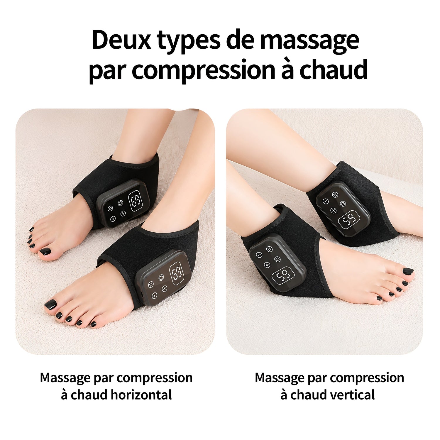 Masseur Électrique de Pieds – Vibration & Chaleur Douce - Aurélia CARE
