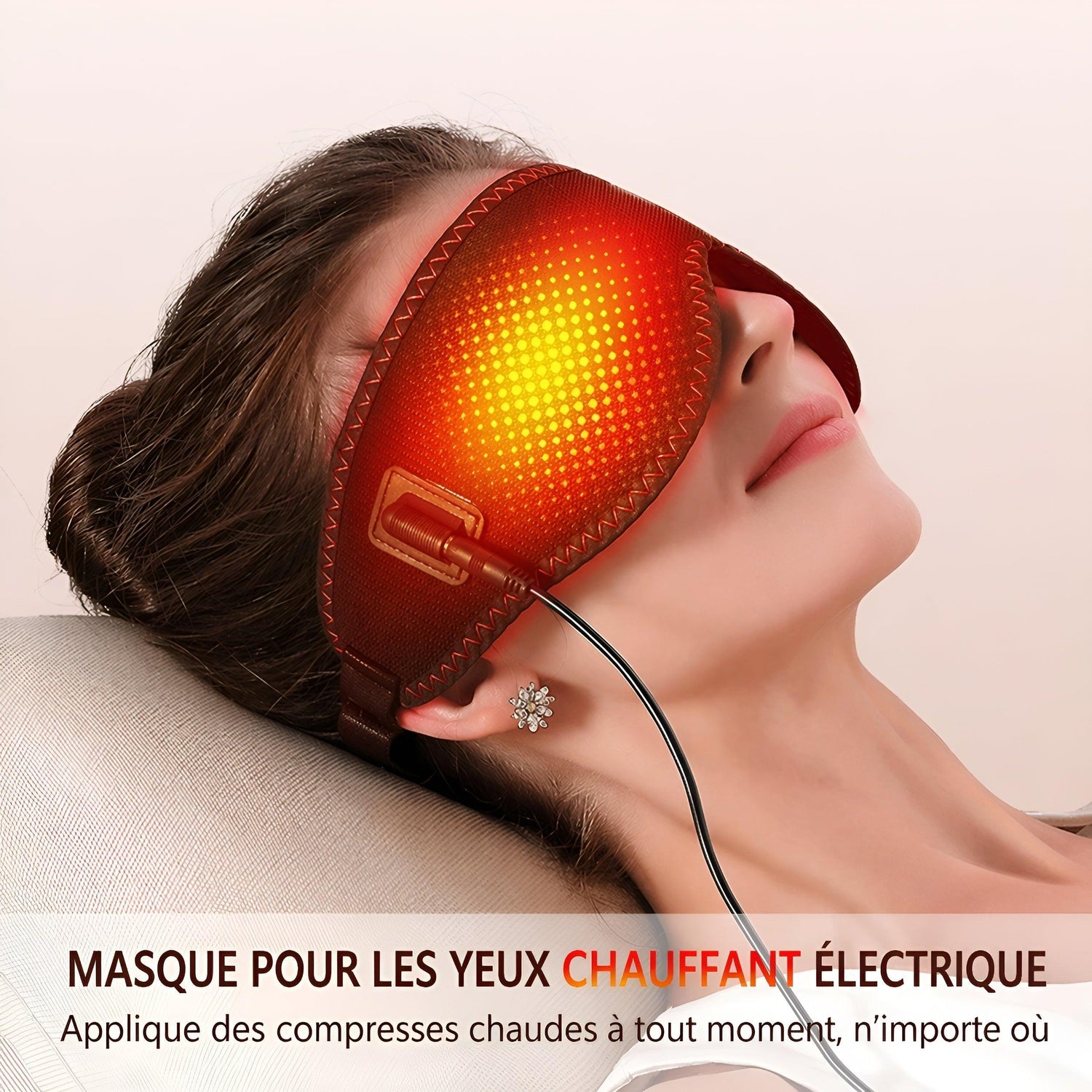 Masseur Oculaire Chauffant — Relaxation Totale & Soulagement de la Fatigue Visuelle - Aurélia CARE