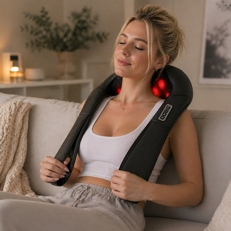 Masseur Shiatsu Épaules & Nuque — Chaleur Infrarouge et Pétrissage Profond - Aurélia CARE
