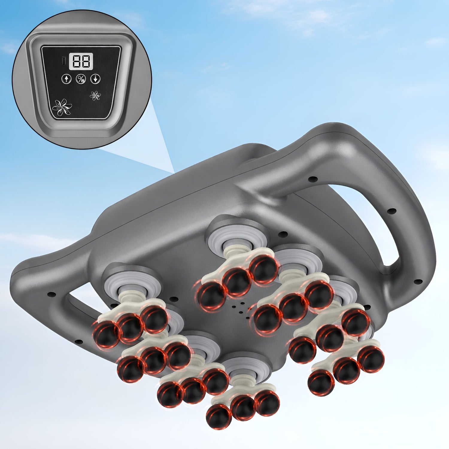 Pistolet de Massage Fascia Électrique Sans Fil – Percussion Intense 16/24 Têtes - Aurélia CARE